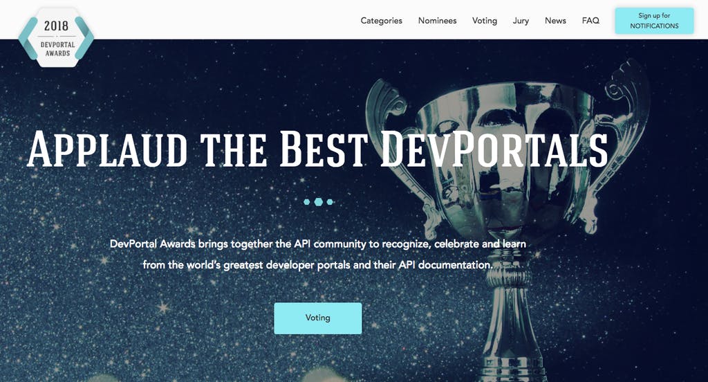 Dev Portal Awards dailymotion