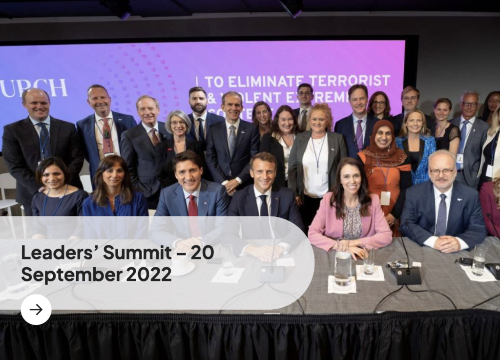 Christchurch call summit 2022 dailymotion